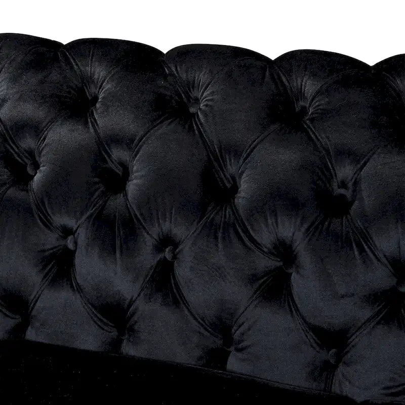 84 divani Chesterfield di lusso in velluto con profili dorati