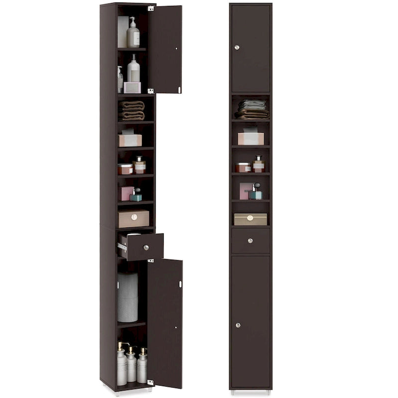 Mobile bagno alto e stretto con cassetto