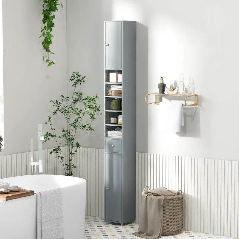 Mobile bagno alto e stretto con cassetto