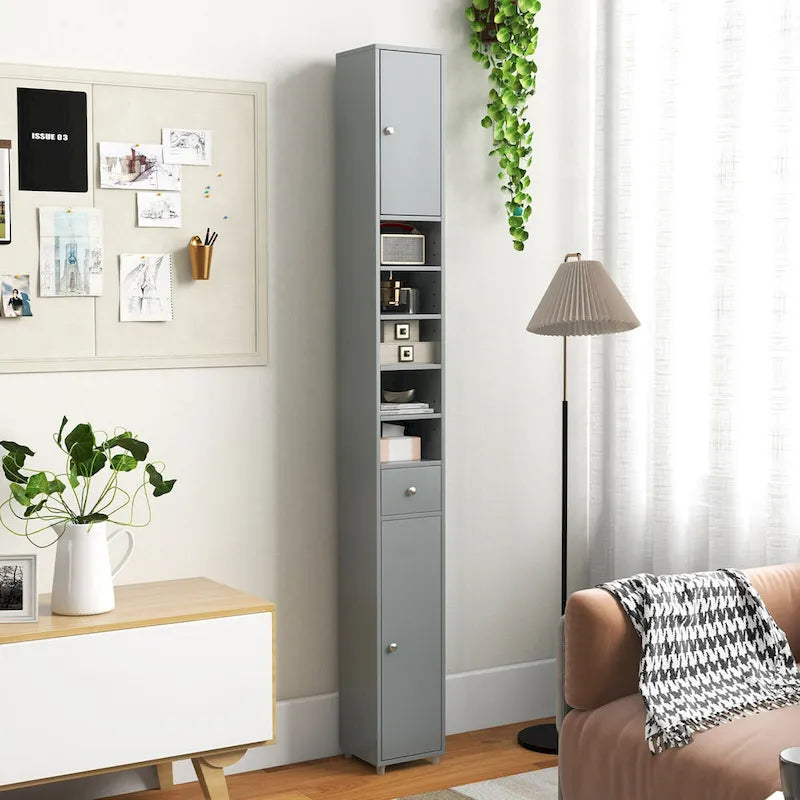 Mobile bagno alto e stretto con cassetto