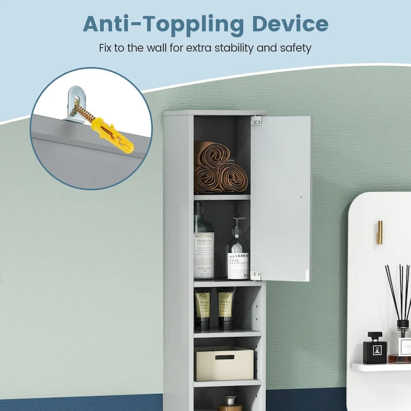 Mobile bagno alto e stretto con cassetto