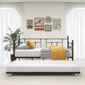 Daybed in metallo matrimoniale in stile moderno con letto estraibile per bambini o ospiti per la camera da letto