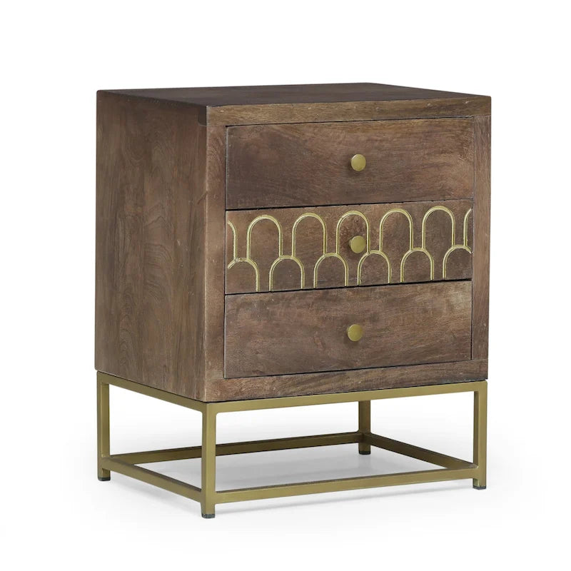 Comodino Moderno in Legno