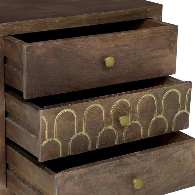 Comodino Moderno in Legno