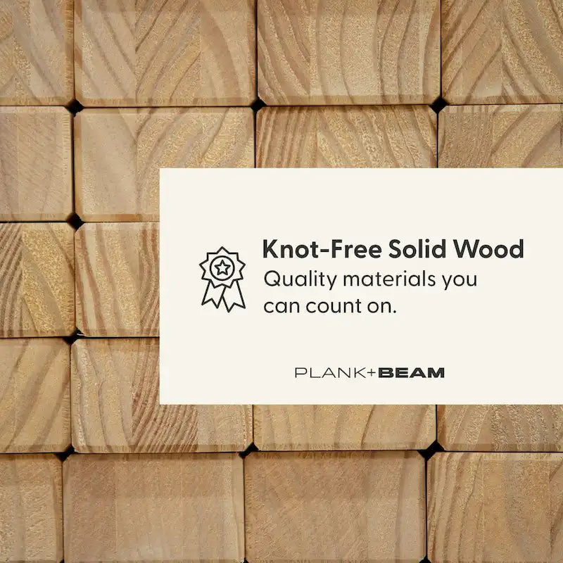 Comodino Plank and Beam con cassetto e ripiano