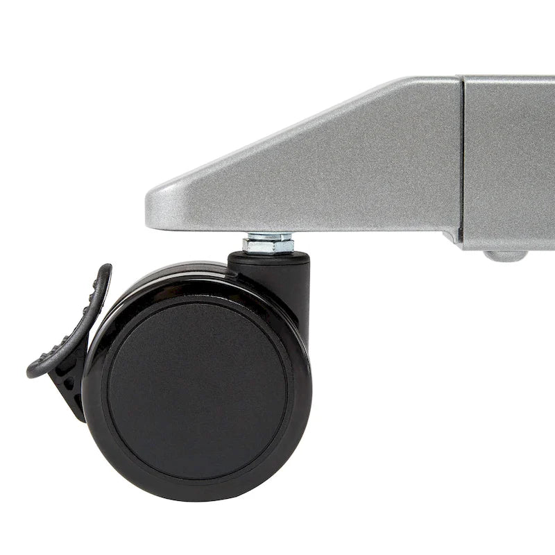 Carrello/scrivania mobile per laptop con altezza regolabile pneumaticamente, per lavorare sia seduti che in piedi