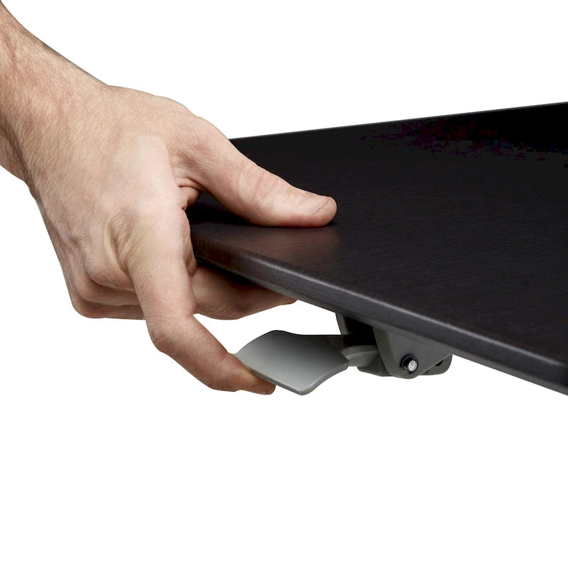 Carrello/scrivania mobile per laptop con altezza regolabile pneumaticamente, per lavorare sia seduti che in piedi