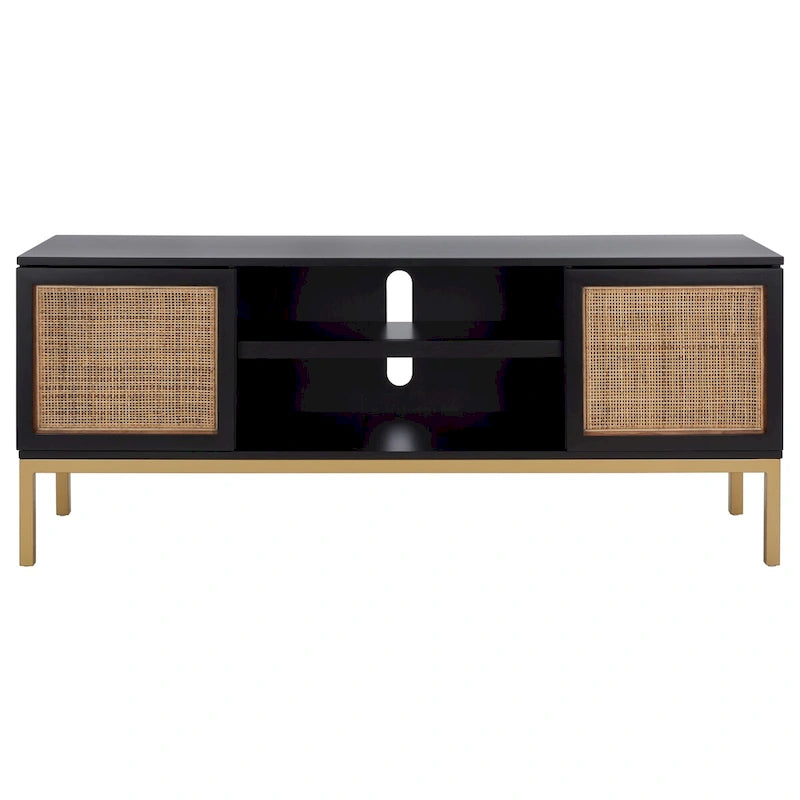 Mobile TV in Rattan a 1 Ripiano - 54L x 15P x 22A