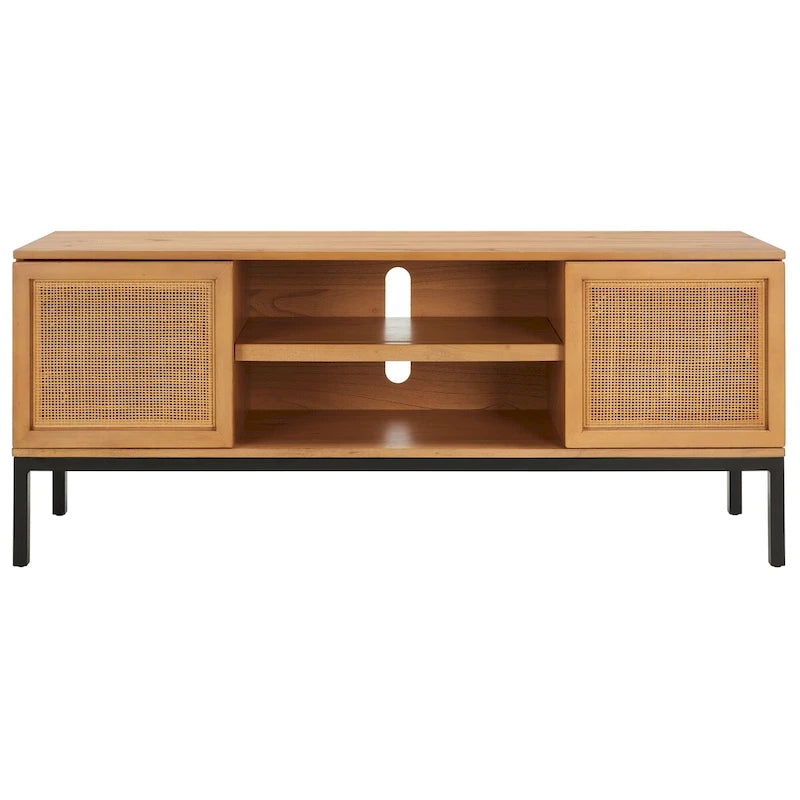 Mobile TV in Rattan a 1 Ripiano - 54L x 15P x 22A