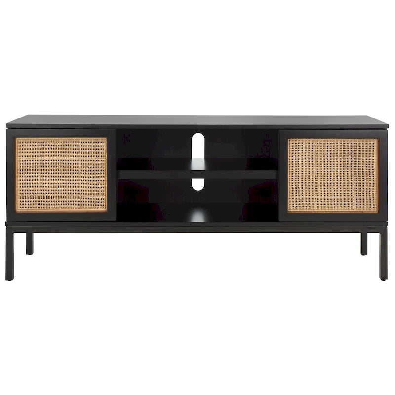 Mobile TV in Rattan a 1 Ripiano - 54L x 15P x 22A