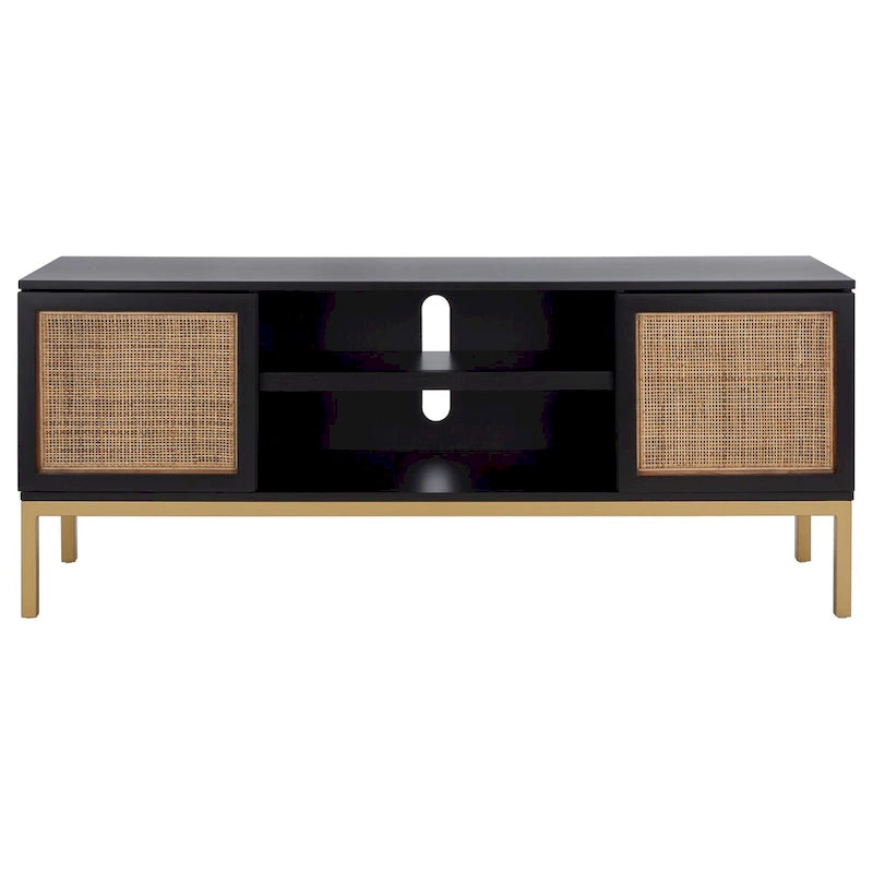 Mobile TV in Rattan a 1 Ripiano - 54L x 15P x 22A