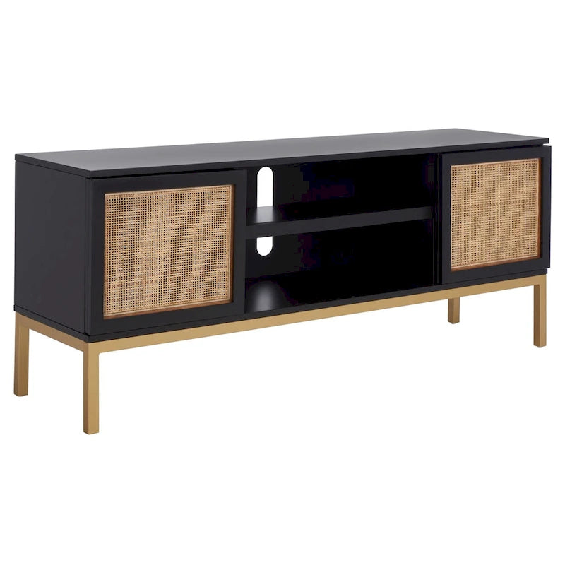 Mobile TV in Rattan a 1 Ripiano - 54L x 15P x 22A