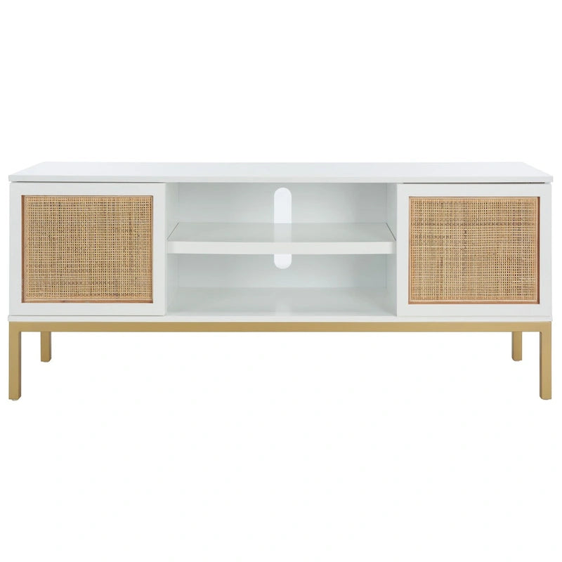 Mobile TV in Rattan a 1 Ripiano - 54L x 15P x 22A