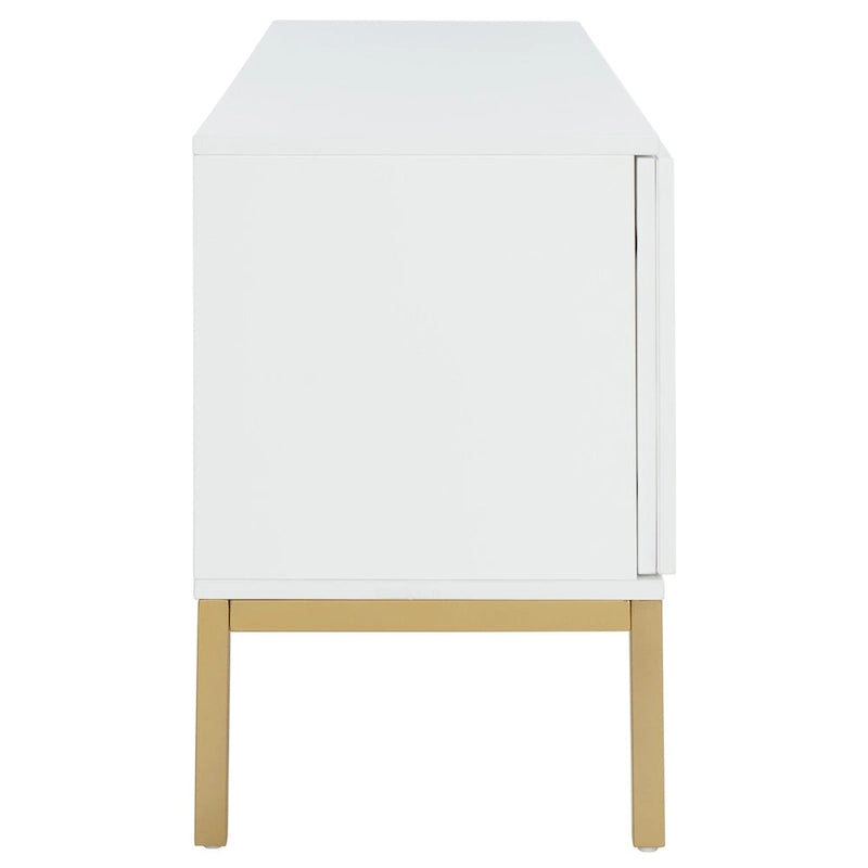 Mobile TV in Rattan a 1 Ripiano - 54L x 15P x 22A