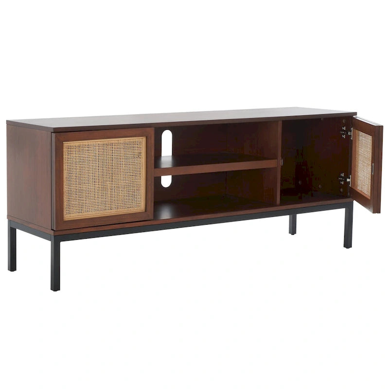 Mobile TV in Rattan a 1 Ripiano - 54L x 15P x 22A