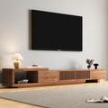 Mobile TV con 5 vani, moderno retrattile fino a 261 cm - 261 L x 40 P x 35 A cm