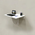 30-inch White Wall Mounted Desk