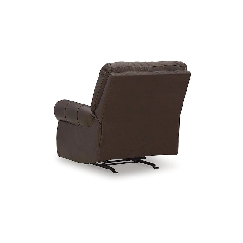 Poltrona reclinabile Colleton marrone scuro
