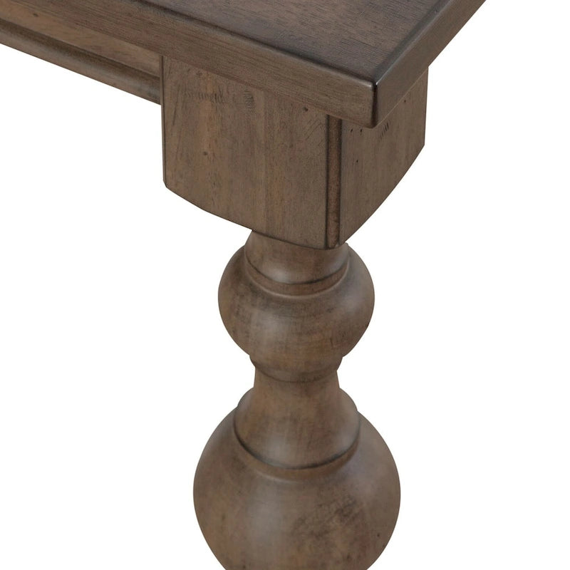 Tavolo da pranzo rettangolare con gambe color tortora polveroso